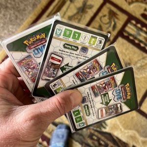 10 card packs unused Pokémon online tcg codes